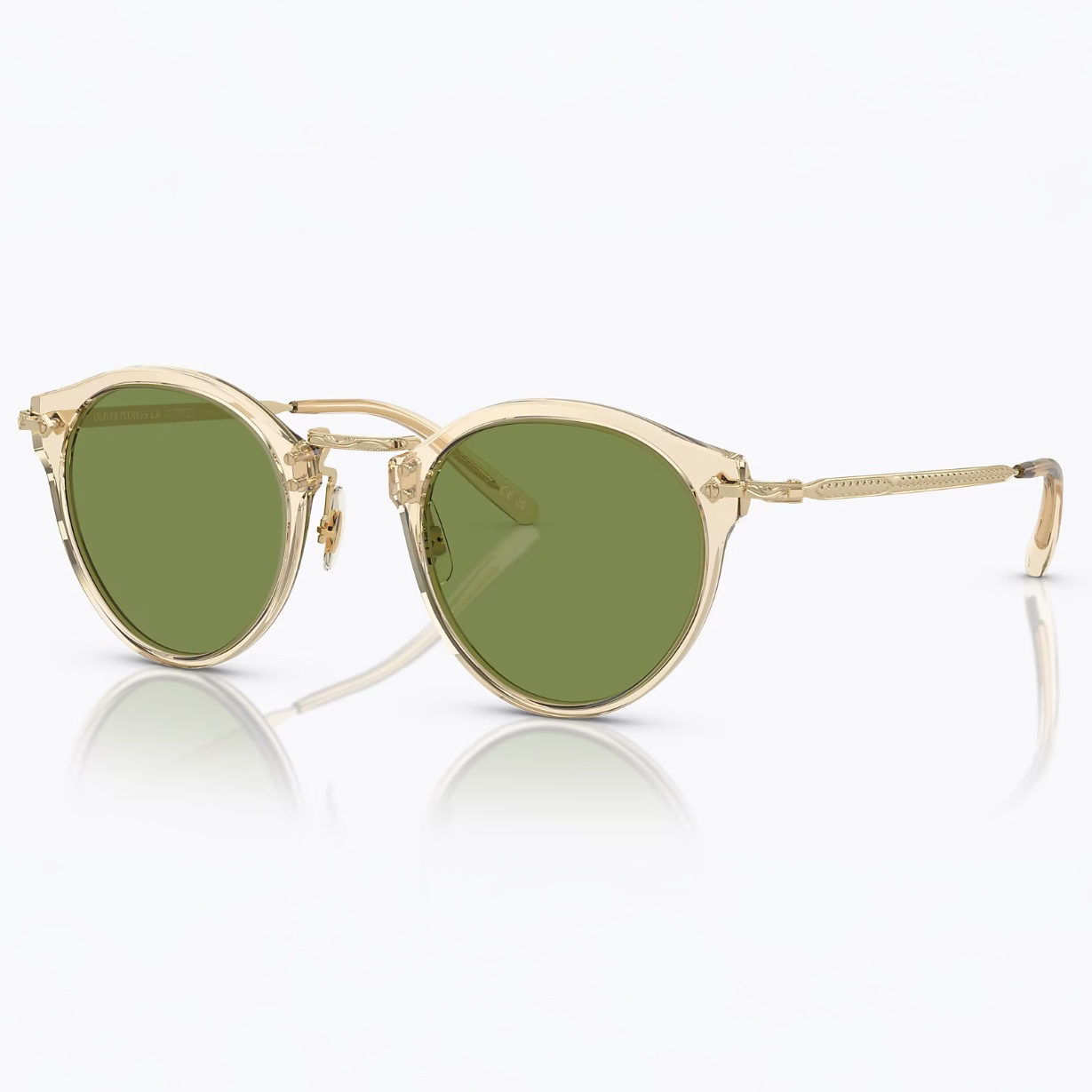 オリバーピープルズ　サングラス　グリーン OLIVER PEOPLES オリバーピープルズ サングラス グリーンレンズ 細幅