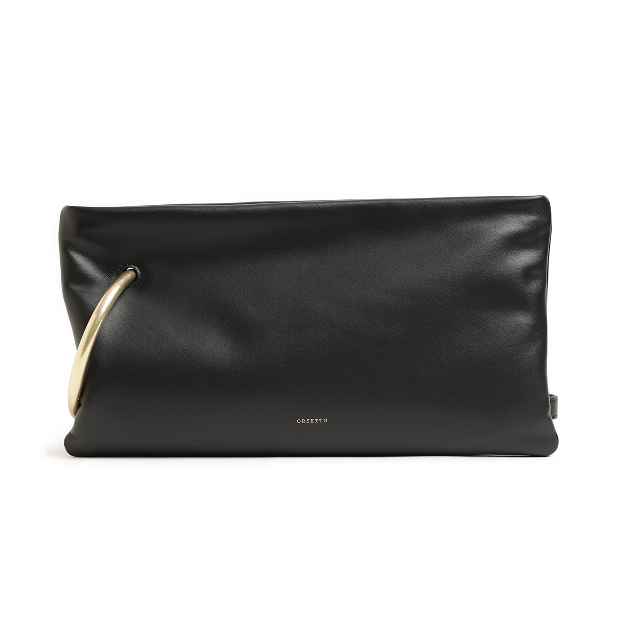 ORSETTO オルセット バッグ クラッチ イタリア製レザー カラビナ