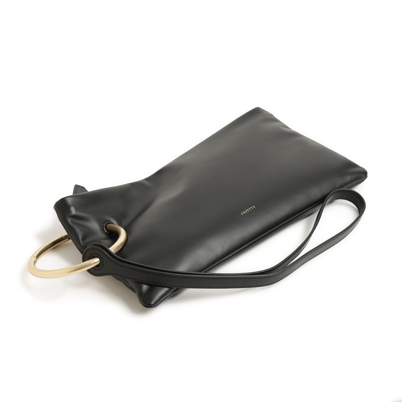 ORSETTO オルセット バッグ クラッチ イタリア製レザー カラビナ