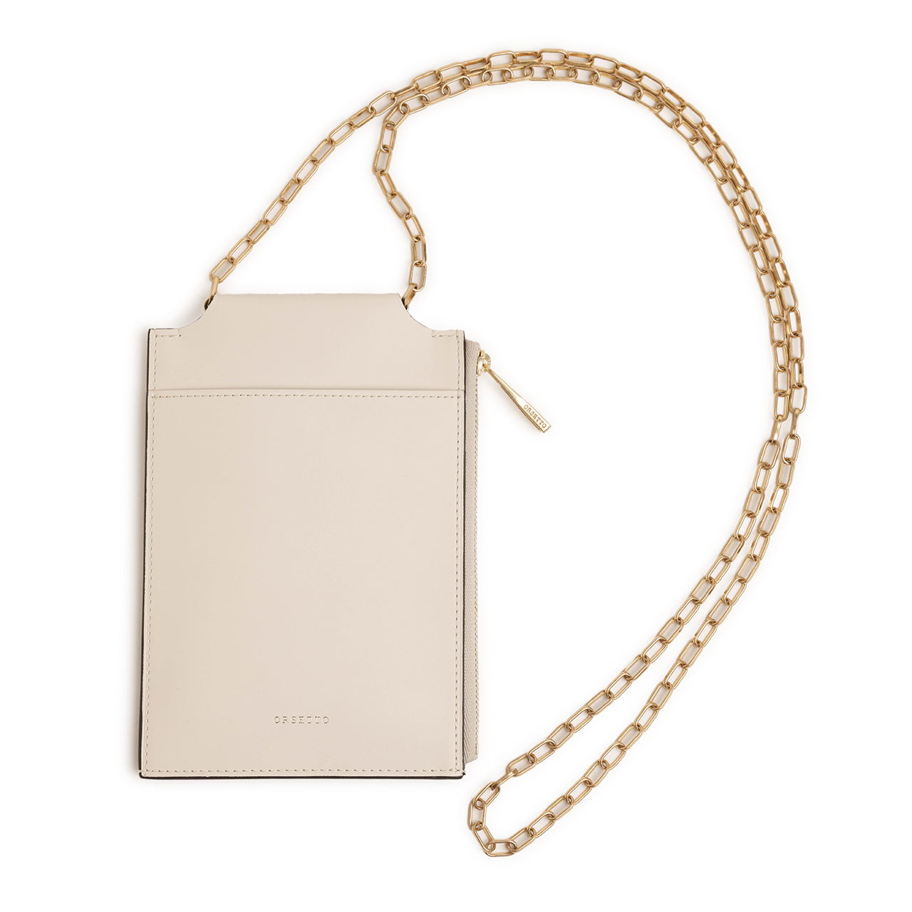 ORSETTO オルセット ショルダー スマホ チェーンストラップ レザー