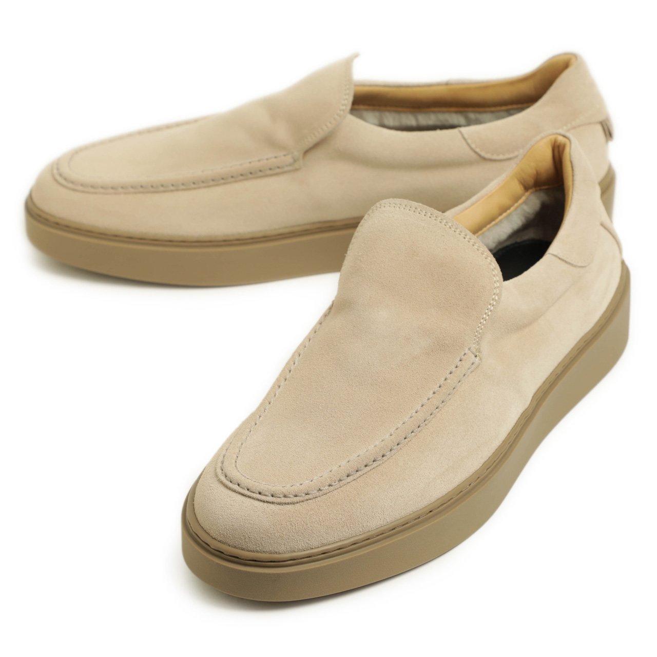 90s CAMEL キャメル スエード モカシン スリッポン メンズ 27.5 【公式