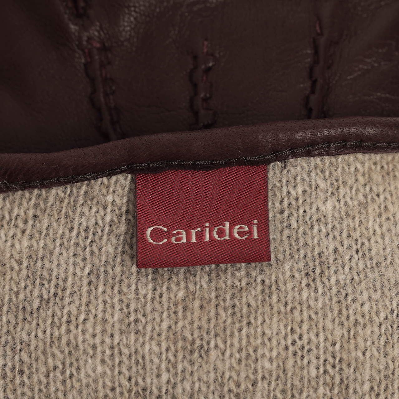 CARIDEI カリディ レディース レザー グローブ ボタン ステッチ ラム