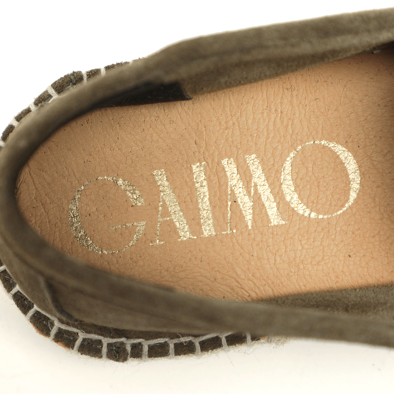 GAIMO ガイモ エスパドリーユ スリッポン ジュート スエード Uチップ