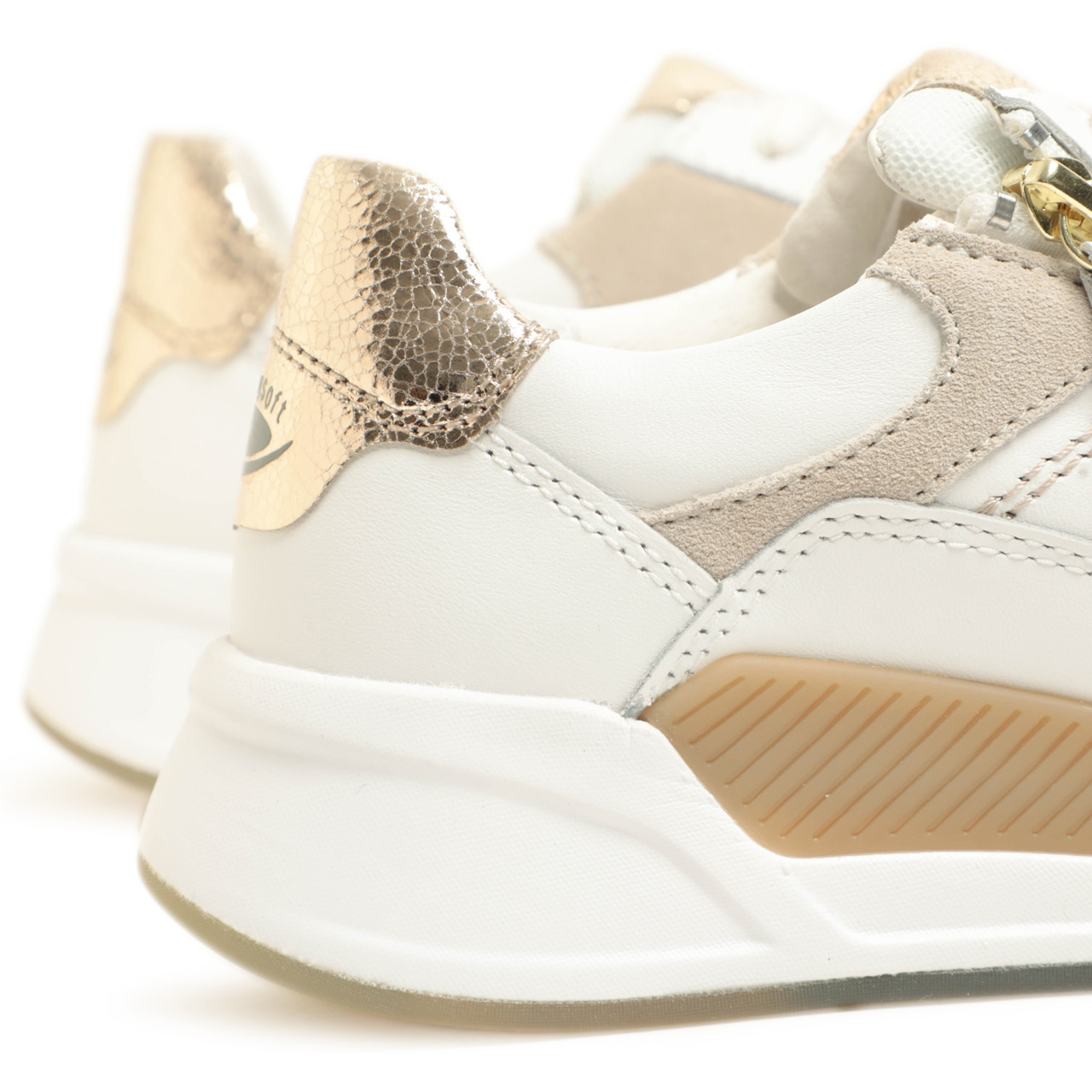 gabor ガボール シューズ スニーカー ローカット 厚底 サイドジップ