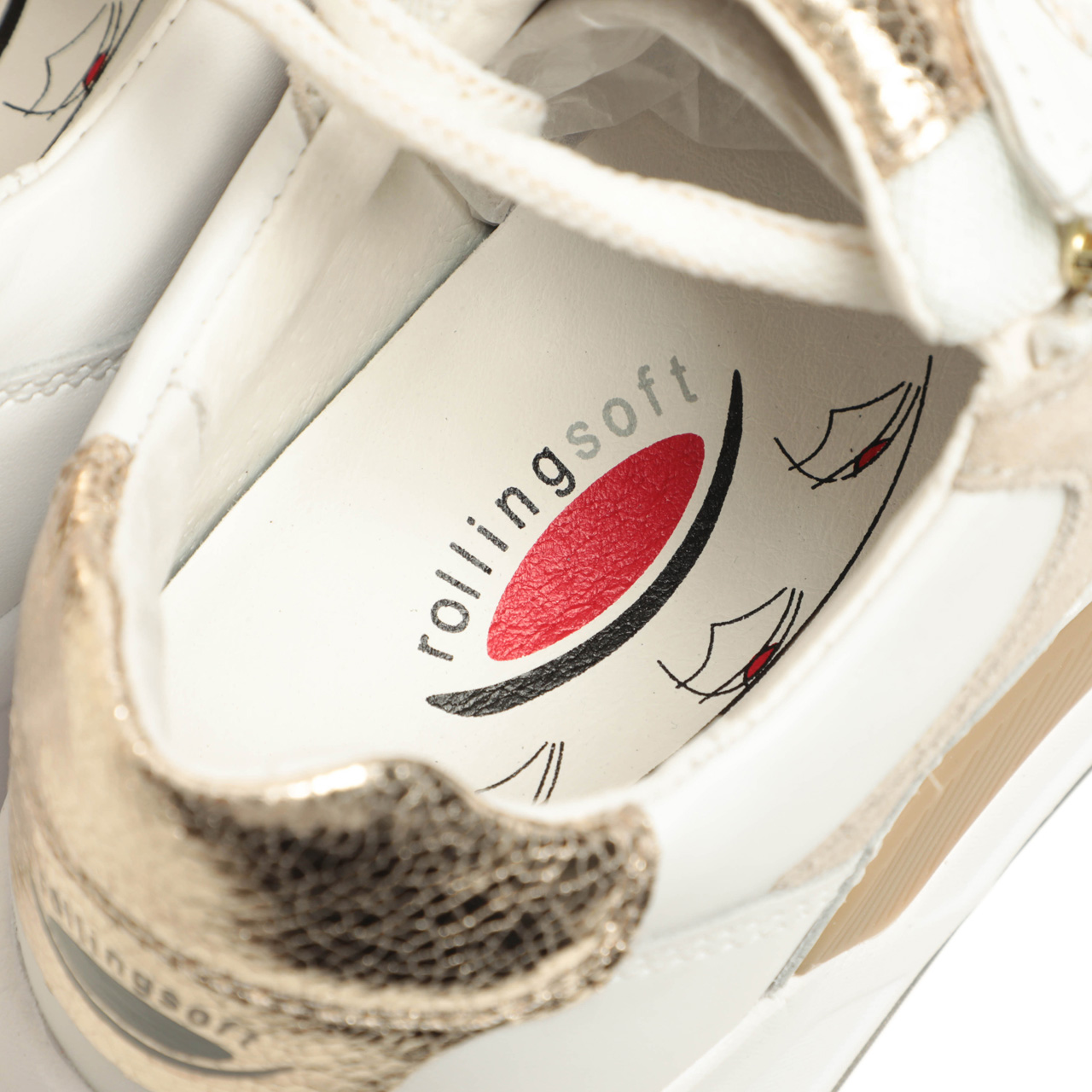 gabor ガボール シューズ スニーカー ローカット 厚底 サイド