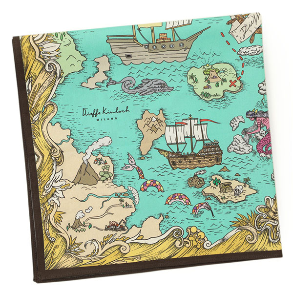 Kinloch キンロック ハンカチ コットン 総柄 HANDKERCHIRF 新