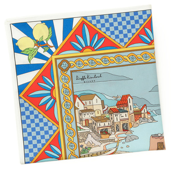 Kinloch キンロック ハンカチ コットン 総柄 HANDKERCHIRF