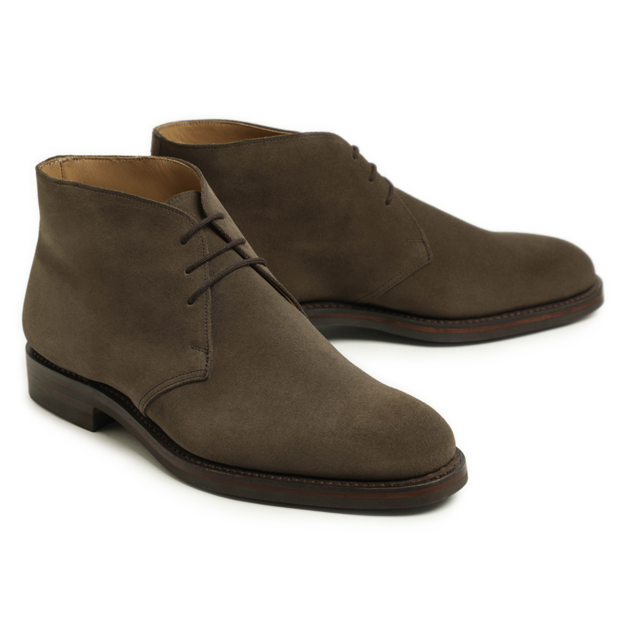 645.CROCKETT&JONES CHILTERN チャッカブーツ 7E crockett & jones クロケット chiltern 7E ブラウン クロケット&