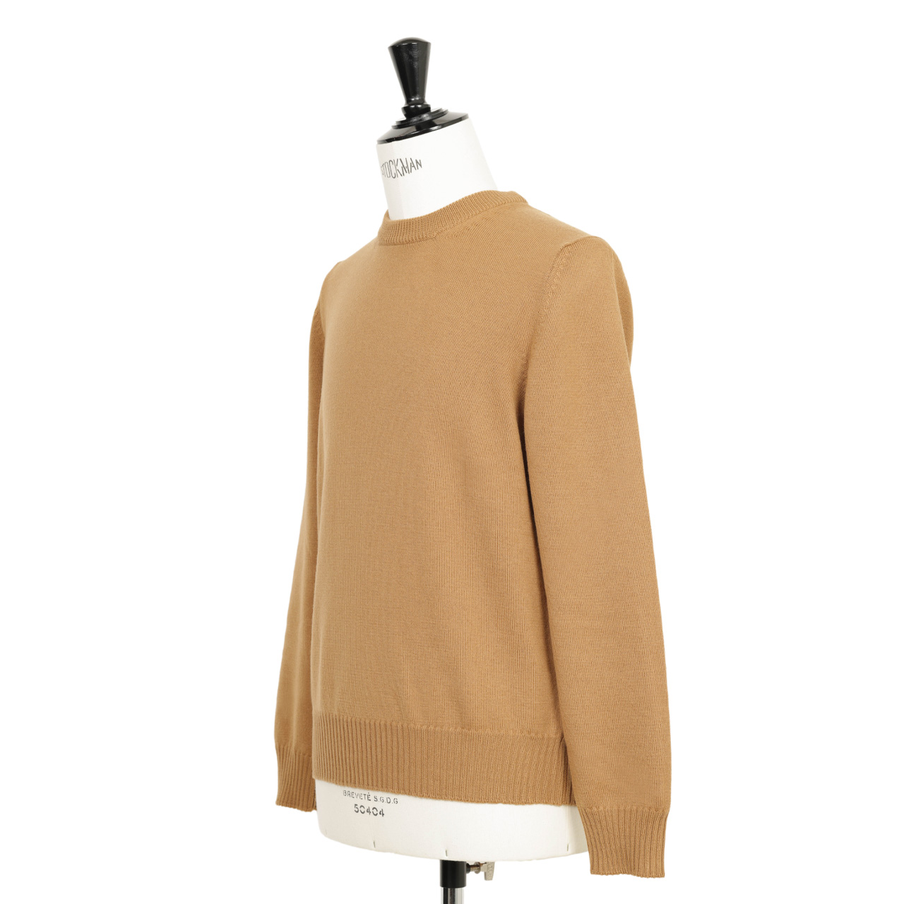 りんりGran Sasso ポロニット 46 M ベージュ ウール 長袖 中古】グランサッソ GRAN SASSO ハイゲージウール ポロニット