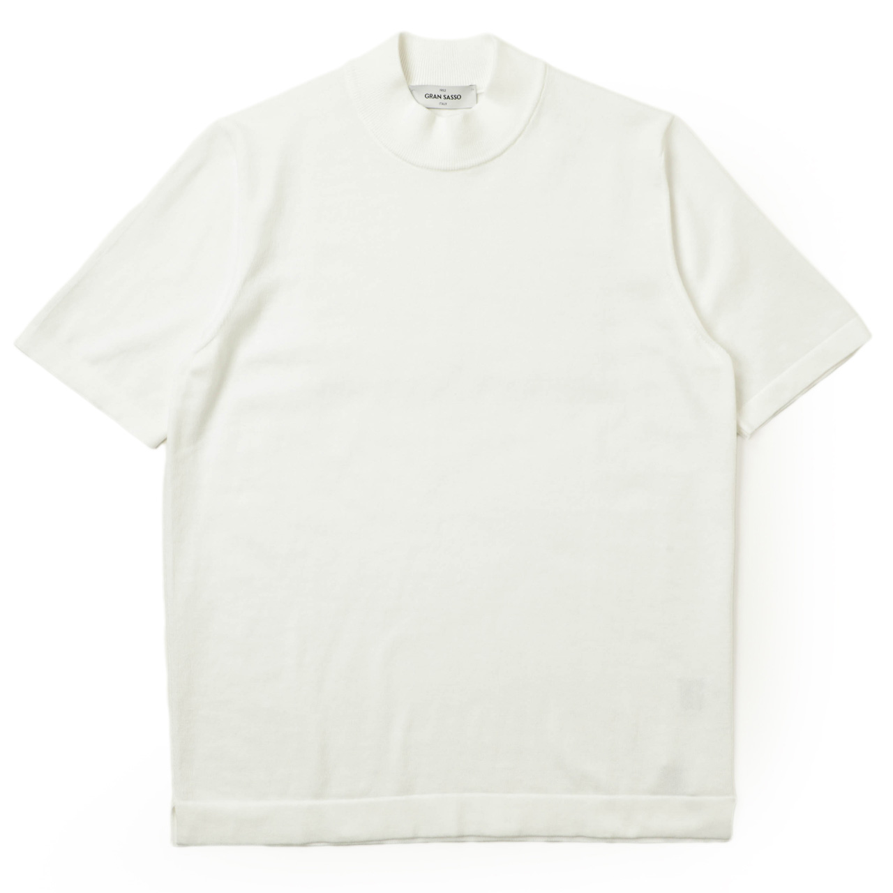 Gran Sasso モックネック半袖ニット 58109-18120 楽天市場】グランサッソ モックネック ニット GRAN SASSO 半袖