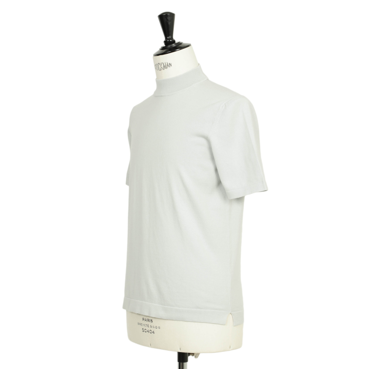 Gran Sasso グランサッソ ニット Tシャツ ハイゲージ コットン モック