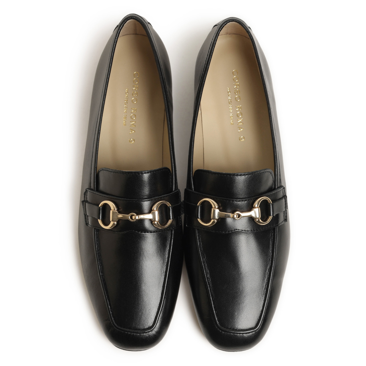 CORSO ROMA 9 PAOLA3011 コルソローマ ローファー ビット ナッパレザー