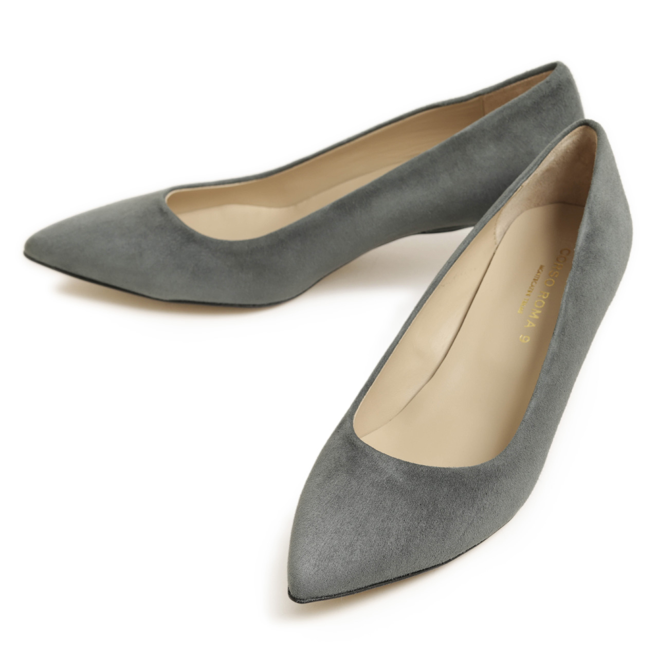 CORSO ROMA 9 コルソローマ VIOLA500 ノーヴェ パンプス スエード