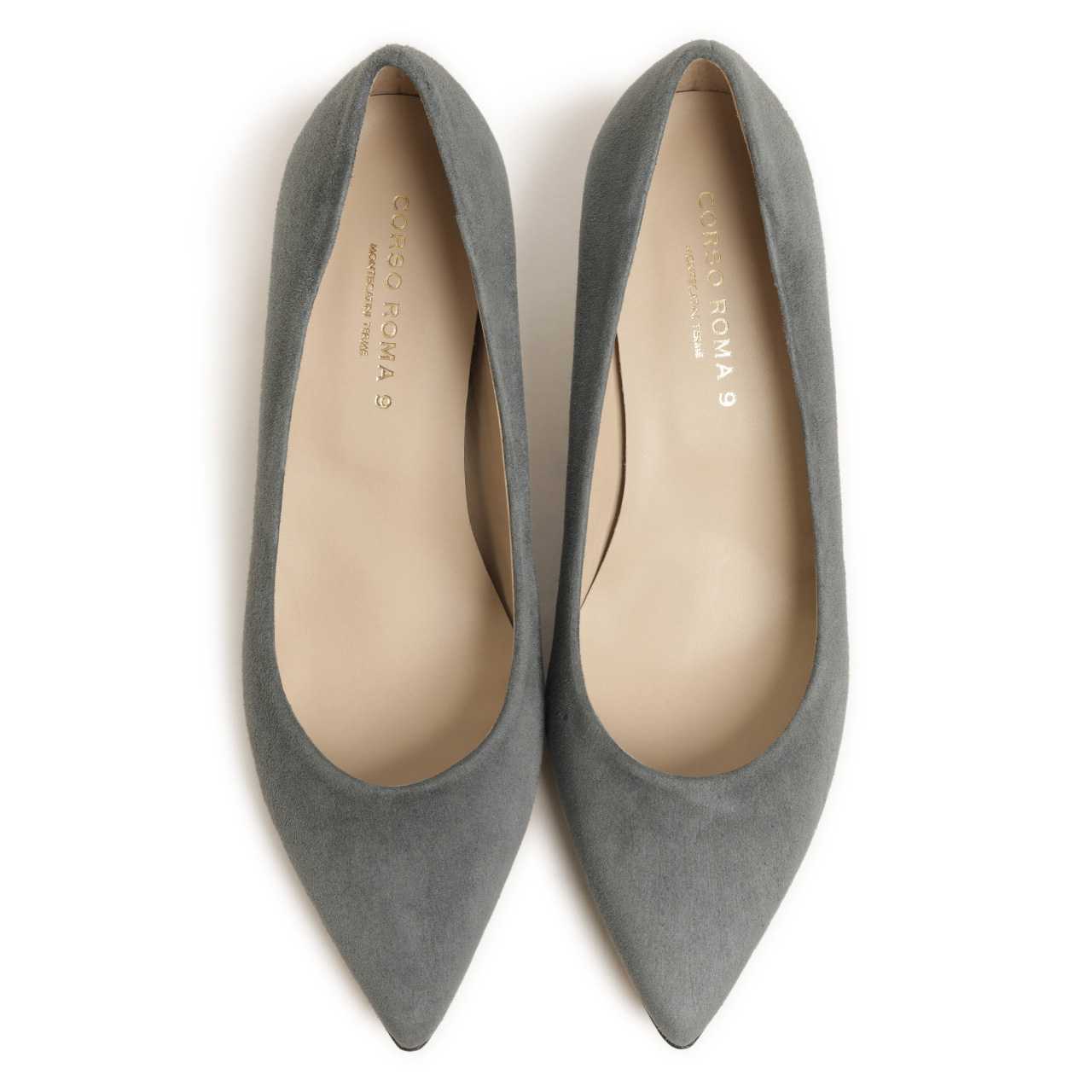 CORSO ROMA 9 コルソローマ VIOLA500 ノーヴェ パンプス スエード