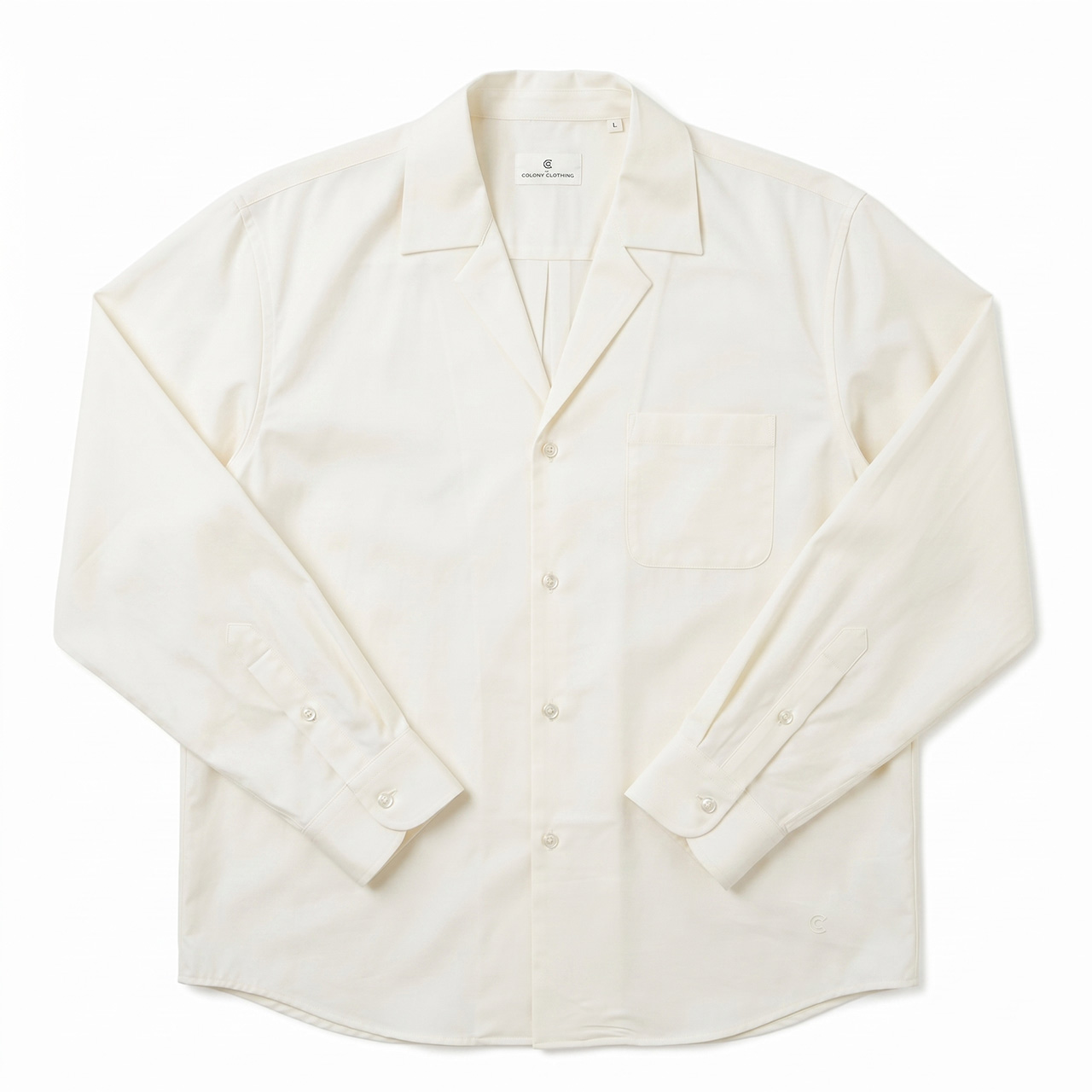 【極美品】COLONY CLOTHING コロニークロージング シャツジャケット COLONY CLOTHING コロニークロージング 開襟 シャツ オープンカラー