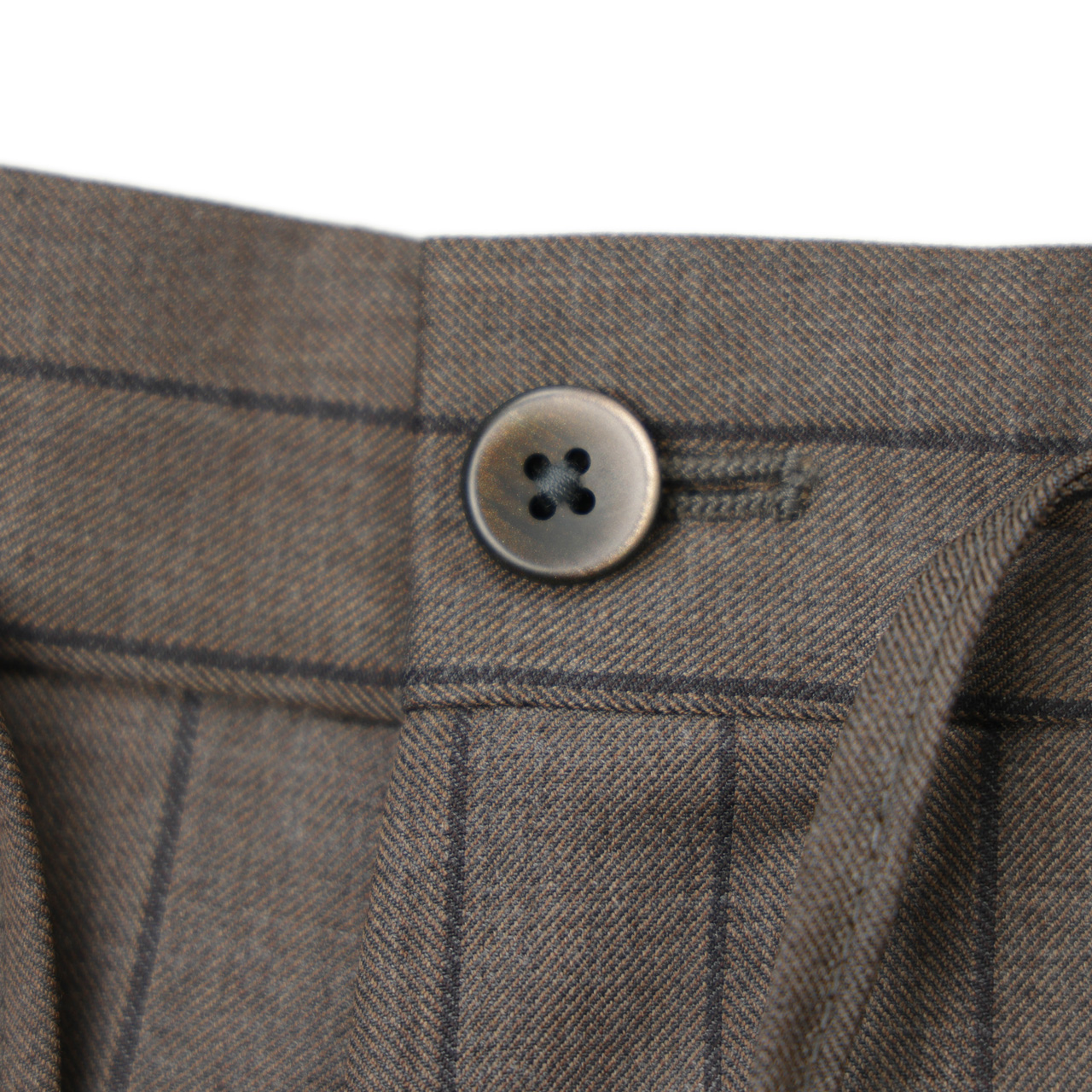 コロニークロージング WILLIAM HALSTED TROUSERS グレー COLONY CLOTHING コロニークロージング ストライプ パンツ ワン