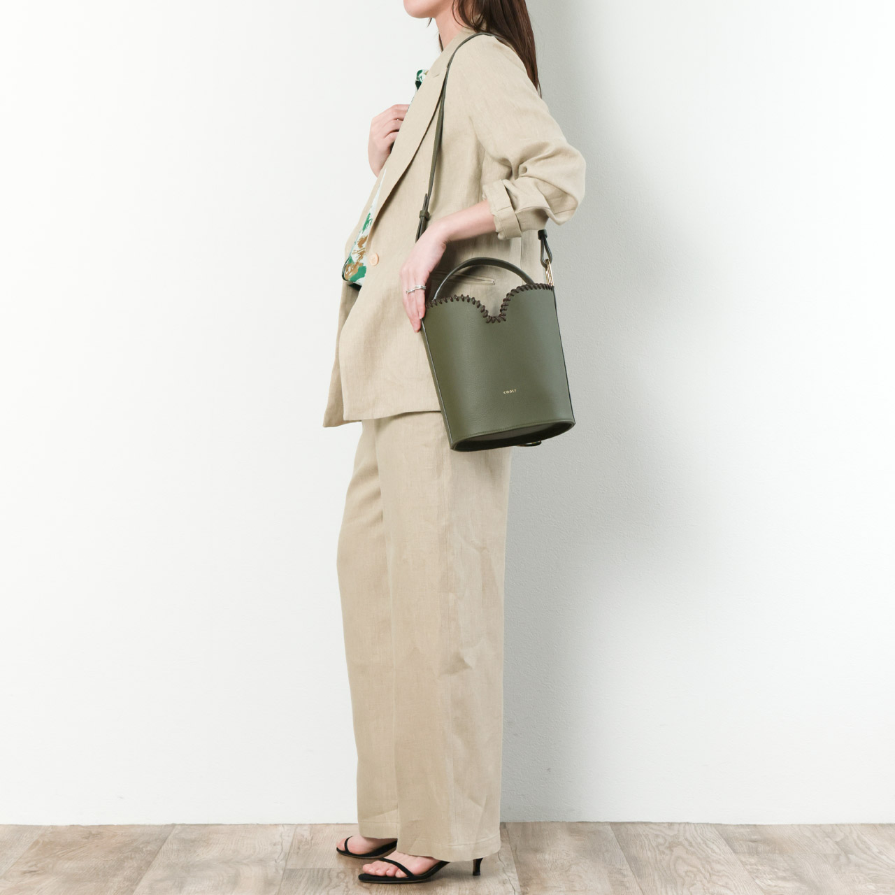 COOLT コールト バッグ ハンド ショルダー 2WAY レザー 巾着