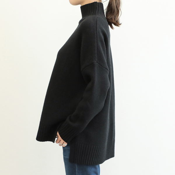 SACRA サクラ レディース ニット タートルネック ウール HALF WORSTED