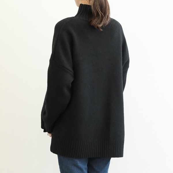 SACRA サクラ レディース ニット タートルネック ウール HALF WORSTED