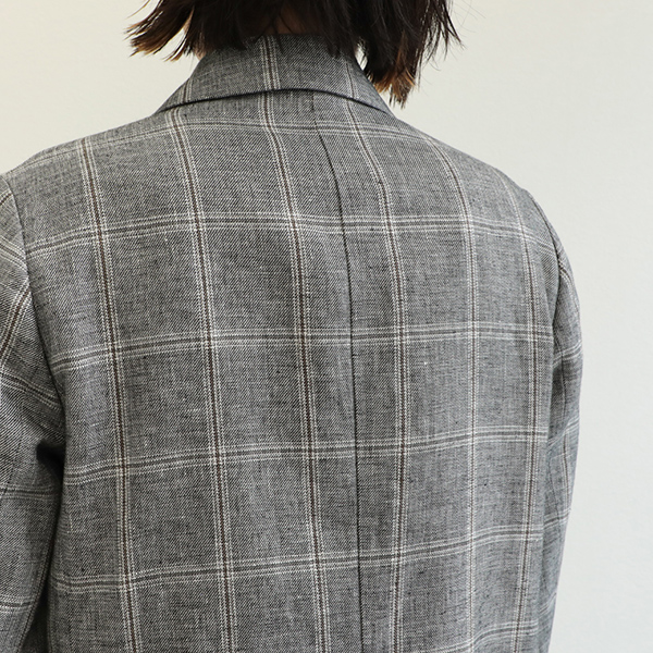 SACRA サクラ レディース ジャケット テーラード ダブル LINEN COTTON