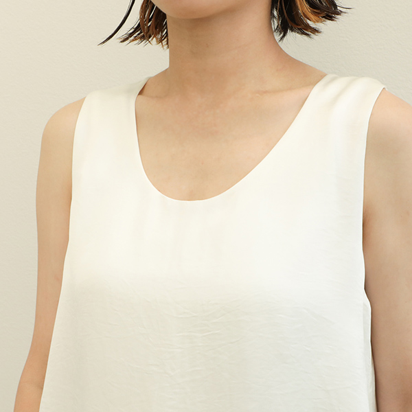 SACRA サクラ レディース タンクトップ カットソー LUSTERED CLOTH TOP