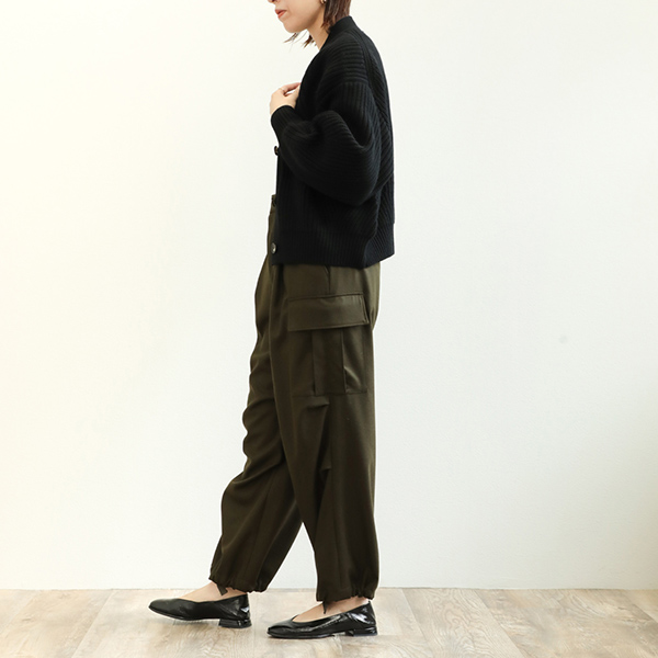 EXAMPLE(エグザンプル) EX KNIT CARDIGAN総柄ニットカーディガン