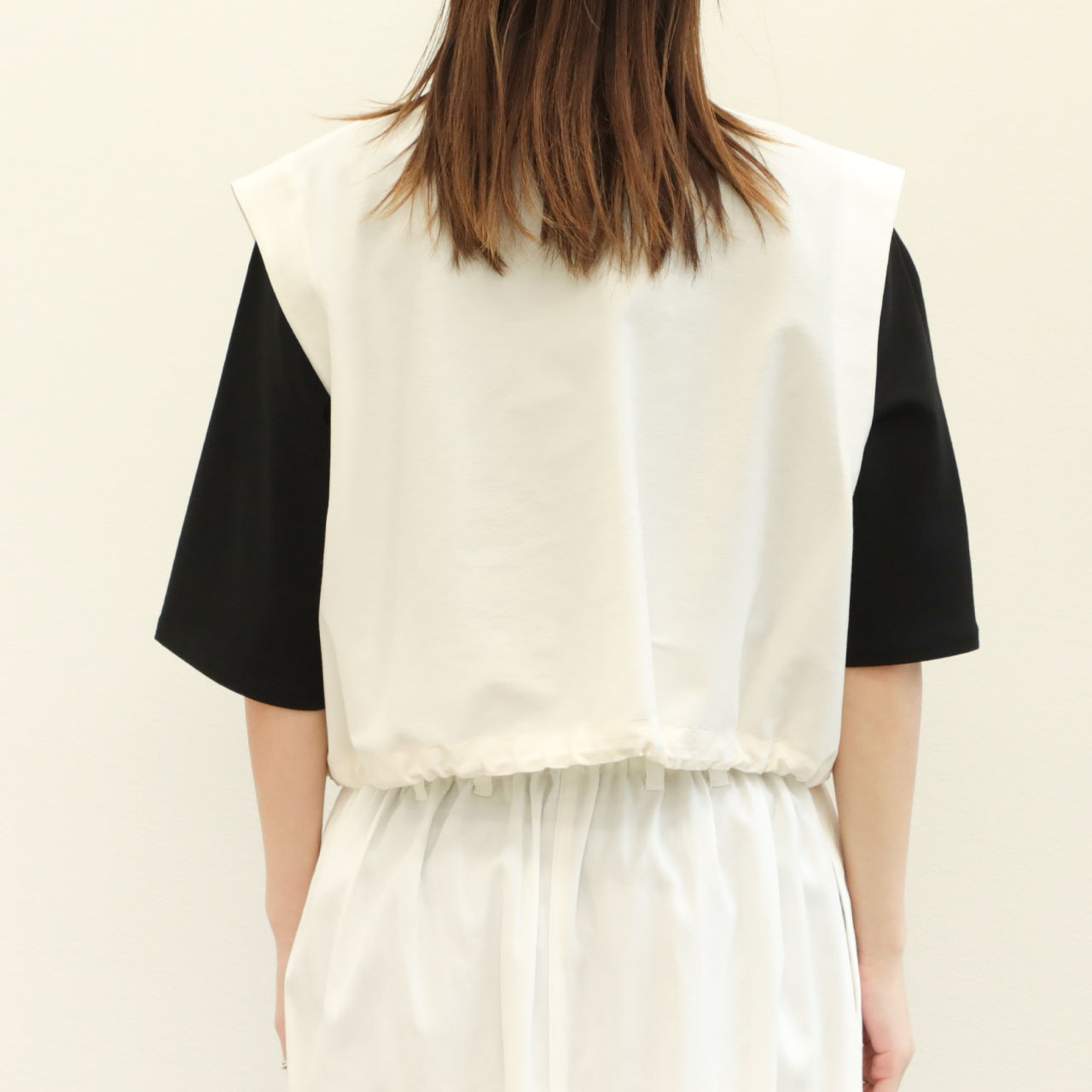 SACRA サクラ レディース ベスト ジレ ポリエステル コットン