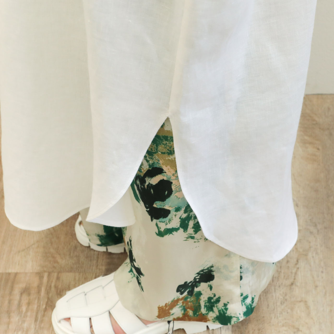 SACRA PREMIUM BELGIUM LINEN OP サクラ ワンピース PREMIUM BELGIUM LINEN OP | ONE PIECE | SACRA（サクラ