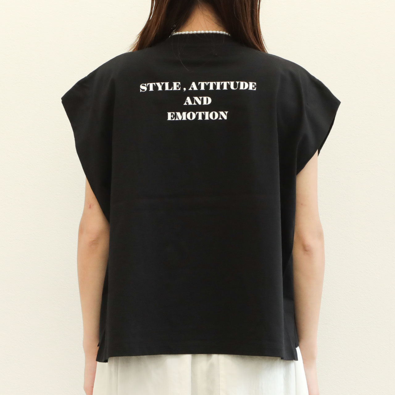 tシャツ ロゴ刺繍カットソー レディース セール】刺繍ロゴコンパクトピチTシャツ（Tシャツ/カットソー