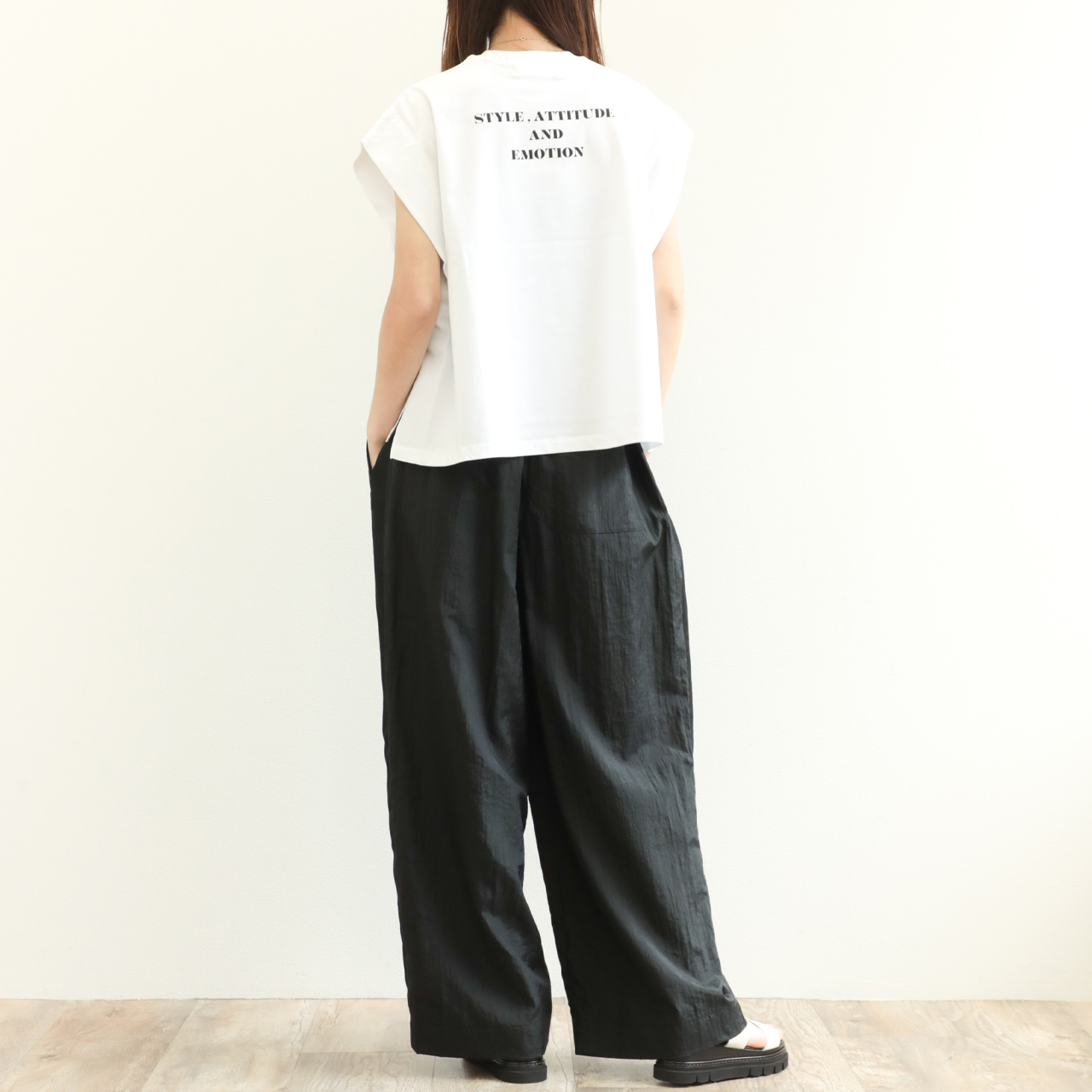 SACRA サクラ レディース カットソー Tシャツ クルーネック コットン