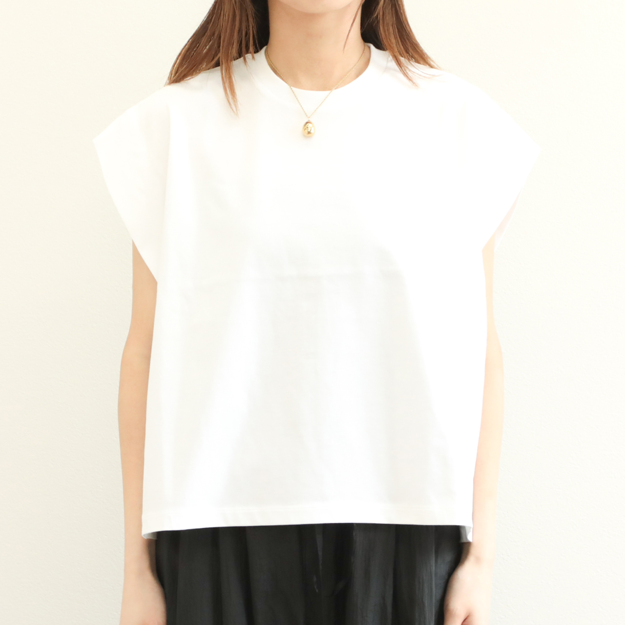サクラ 【SACRA】フォールデッドラインカットソー EPOCA 限定 SACRA サクラ レディース カットソー Tシャツ クルーネック コットン