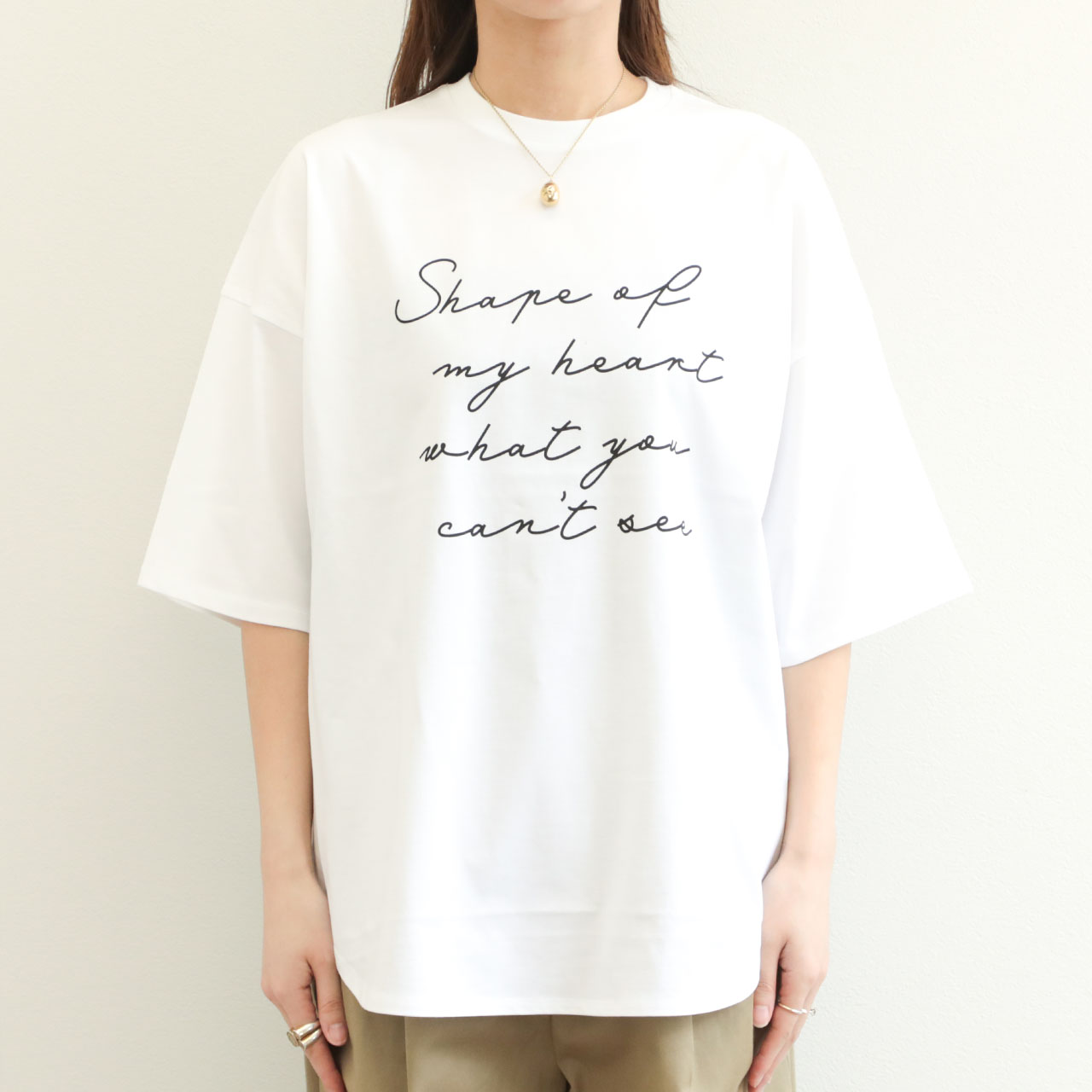 SACRA サクラ レディース カットソー Tシャツ クルーネック ロゴ