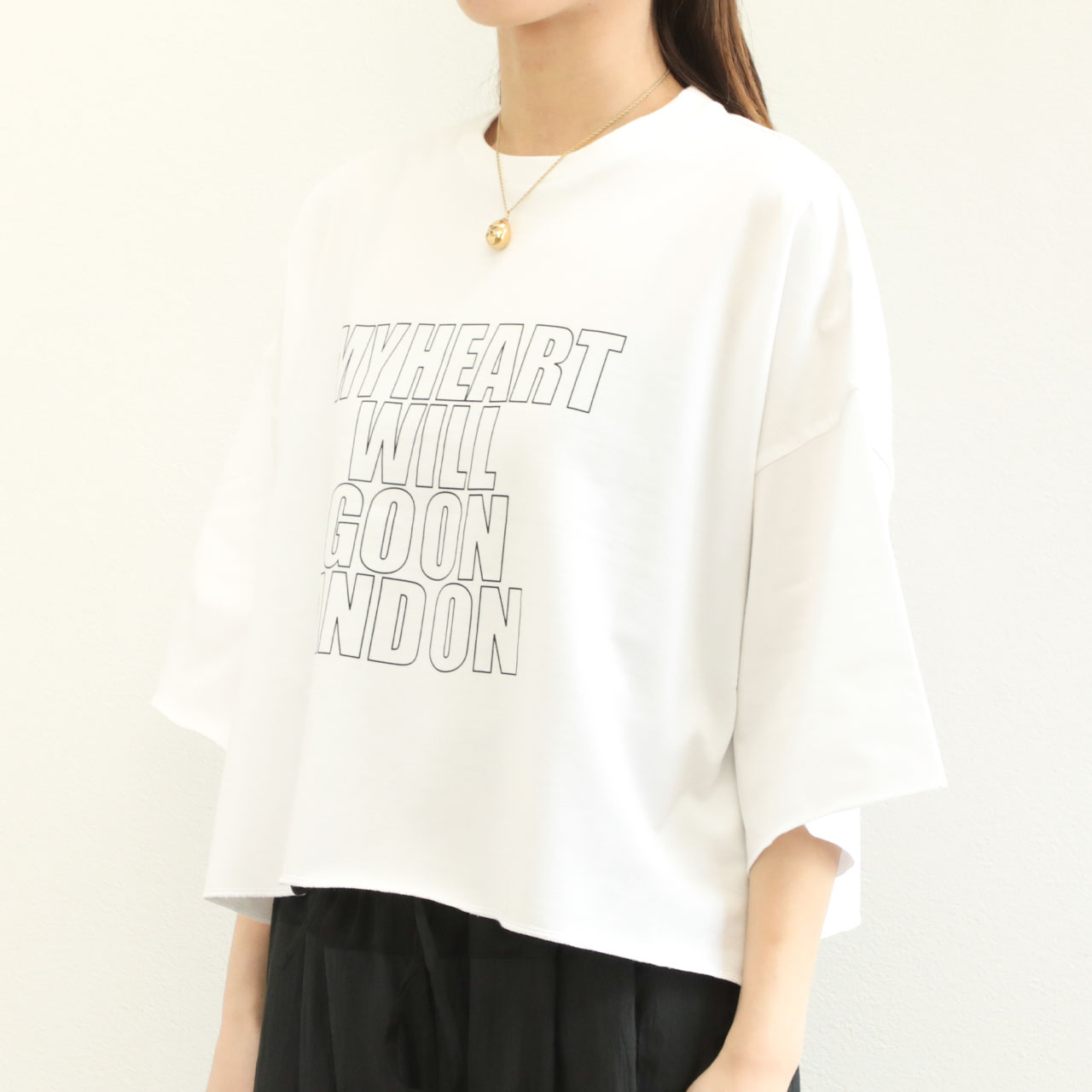 SACRA サクラ レディース ハーフスリーブトップス クロップド丈