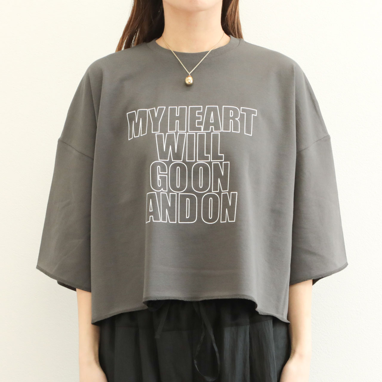 SACRA（サクラ）半袖トップス、クロップド丈 SACRA（ファッション） SALE！サクラ SACRA カットソー トップス