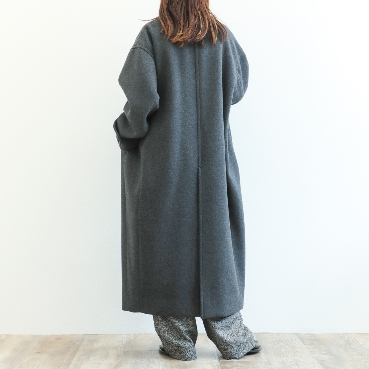 ＜SACRA（サクラ）＞コクーン ロングコート SACRA コクーンコート♪ SACRA（サクラ）＞コクーン ロングコート Item