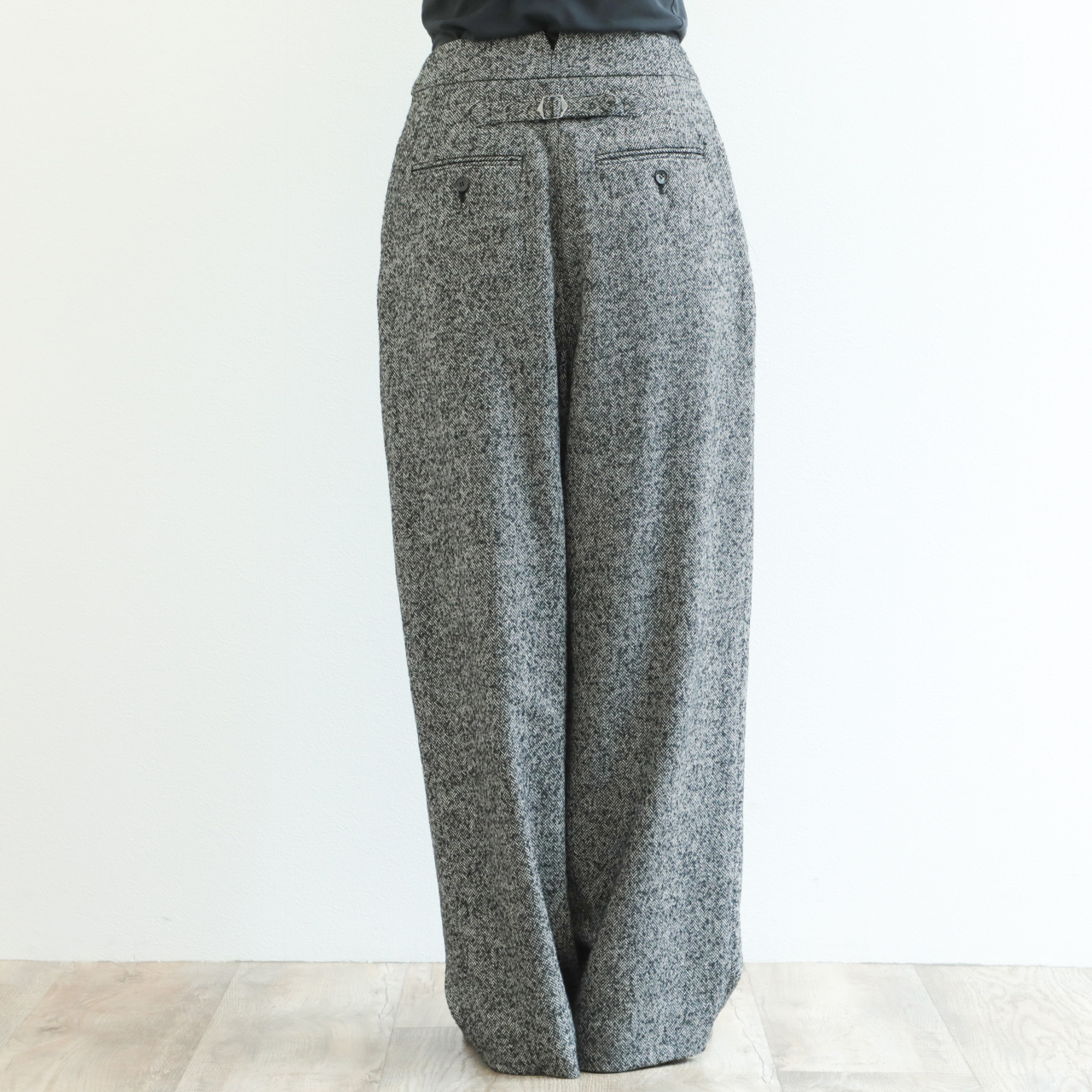 SACRA サクラ パンツ ワイド ウール ポリエステル アクリル ナイロン