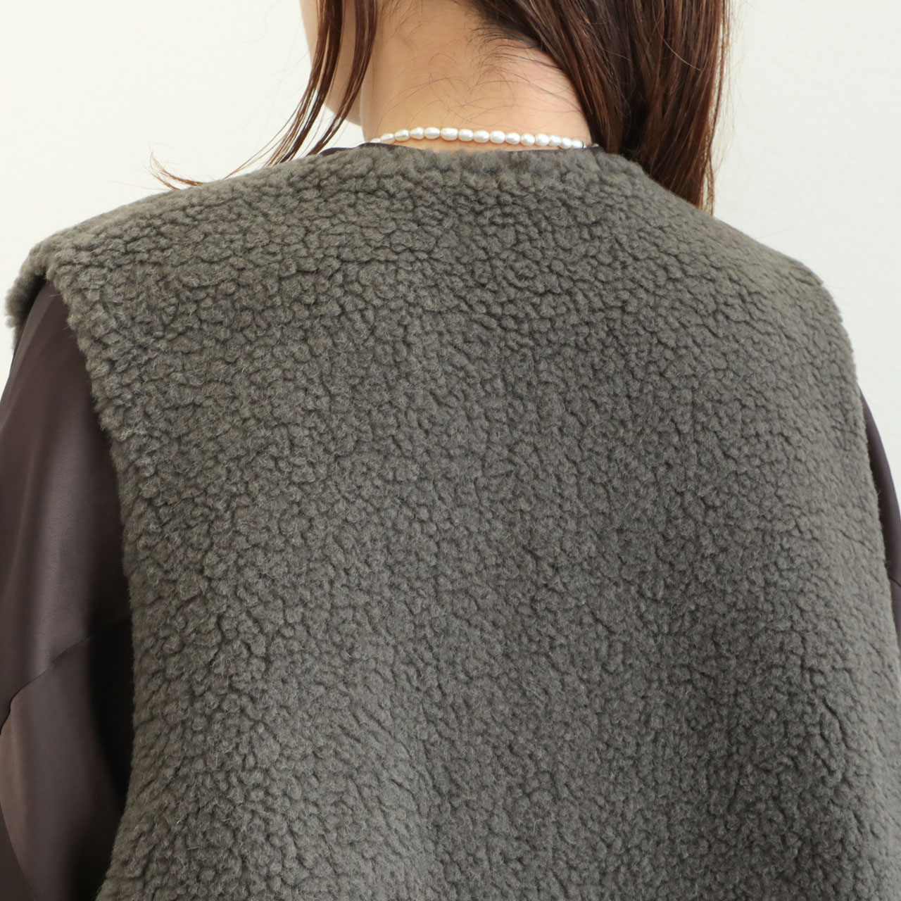 値下げ⭐︎未使用サクラSACRA カーキ ウールジレ ベスト 38定価51700円 値下げ⭐︎未使用サクラSACRA カーキ ウールジレ ベスト 38