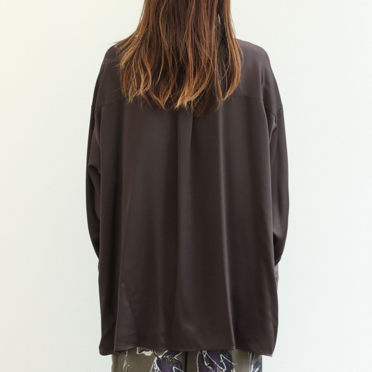 SACRA サクラ レディース シャツ ブラウス デザインスリーブ バンド