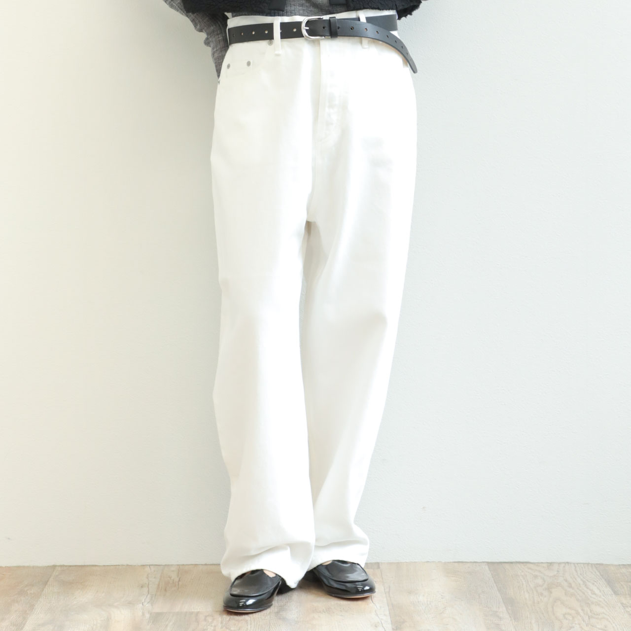 SACRA サクラ パンツ デニム テーパード 5ポケット ウォッシュ