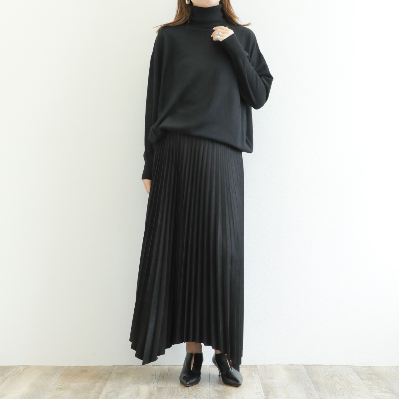 SACRA サクラ ニット タートルネック ビッグシルエット エクストラ