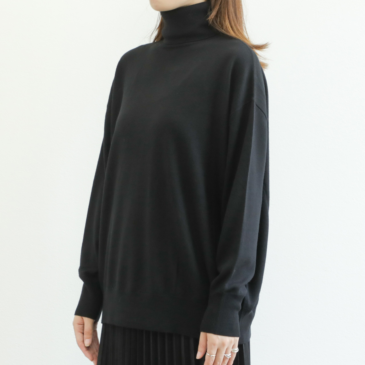 SACRA サクラ ニット タートルネック ビッグシルエット エクストラ