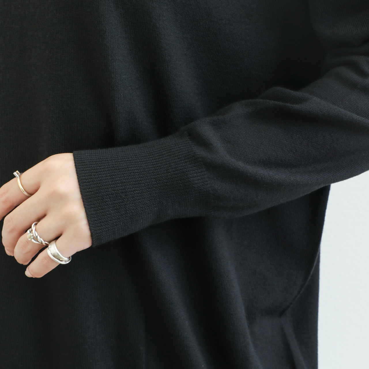 SACRA サクラ ニット タートルネック ビッグシルエット エクストラ