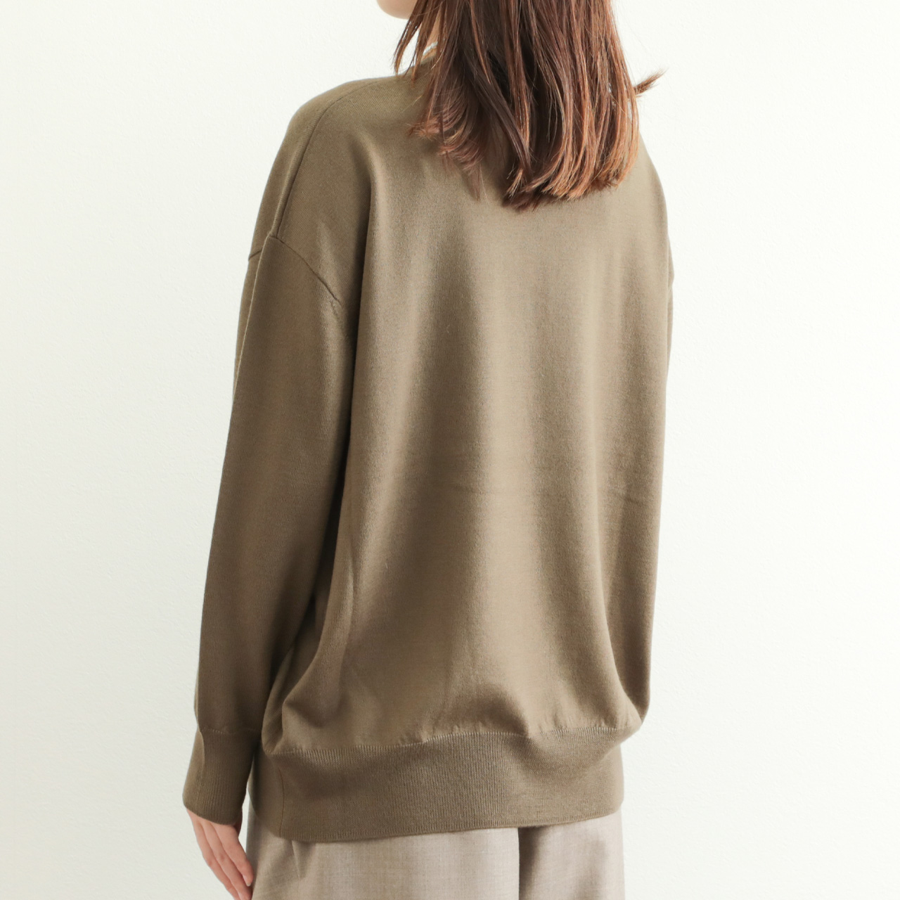 SACRA サクラ ニット プルオーバー クルーネック エキストラファイン