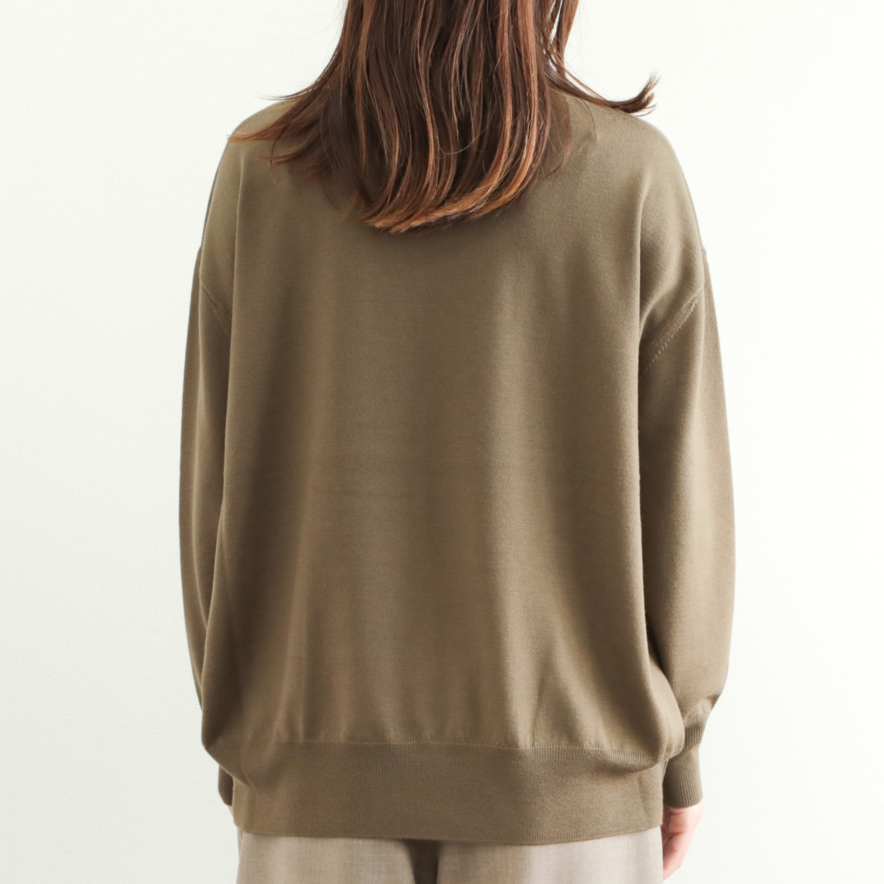 SACRA サクラ ニット プルオーバー クルーネック エキストラファイン