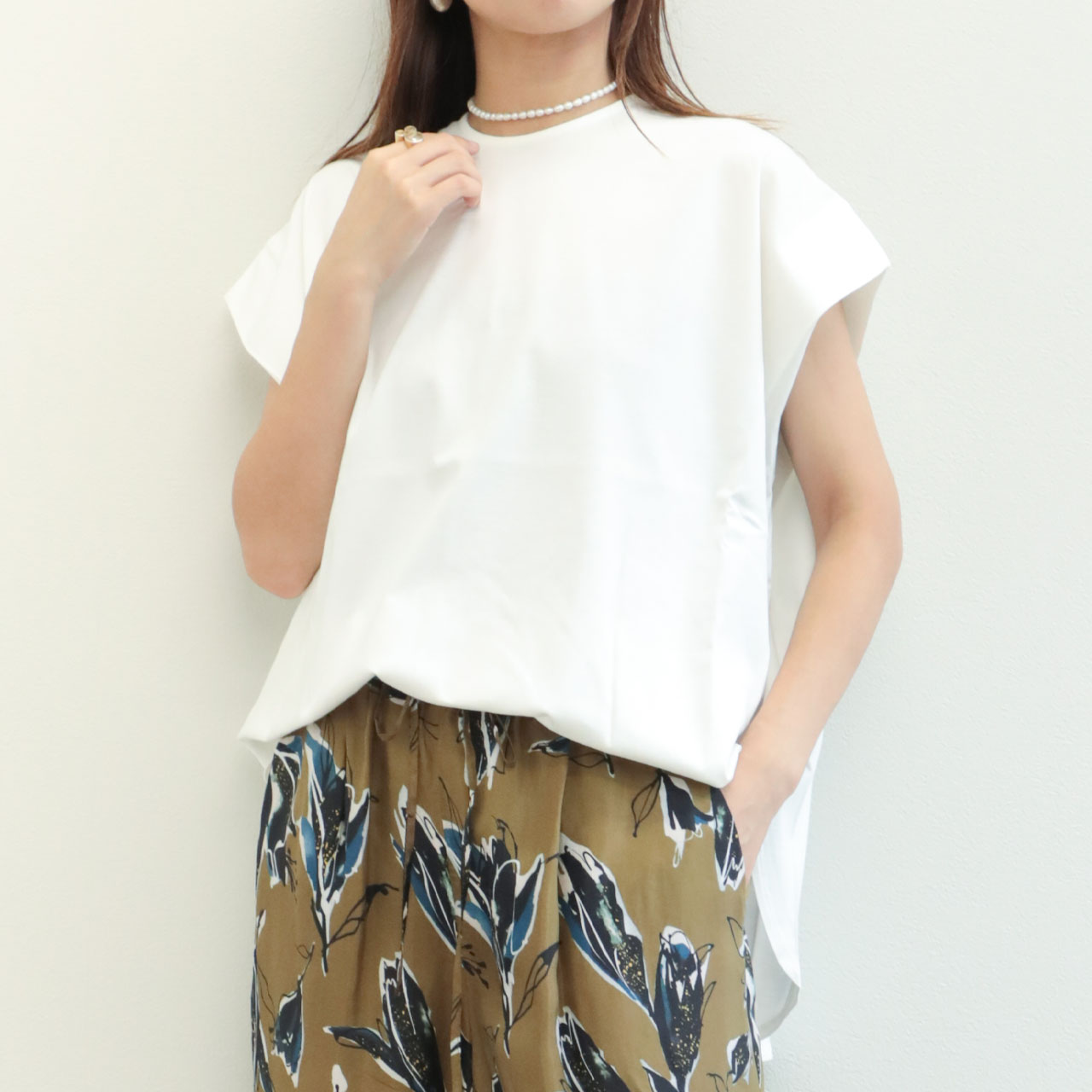 SACRA サクラ レディース カットソー クルーネック オーガニック