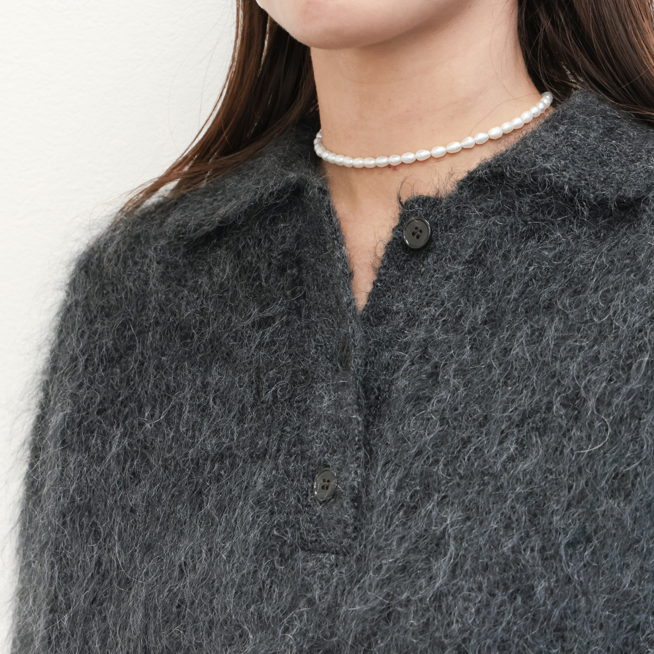 SACRA サクラ レディース ニット ローゲージ モヘア ナイロン