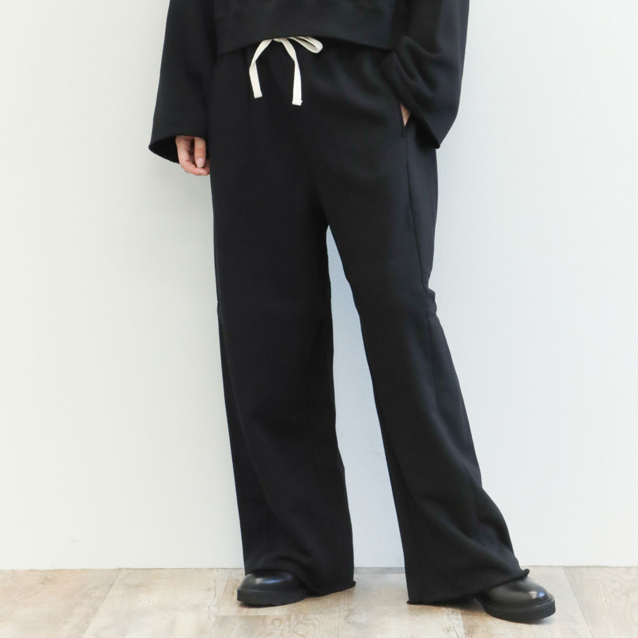 早い者勝ち★ CLANE PADDED FORM PANTS サイズ1 SACRA サクラ パンツ スウェット ワイド カービー コットン ウエスト