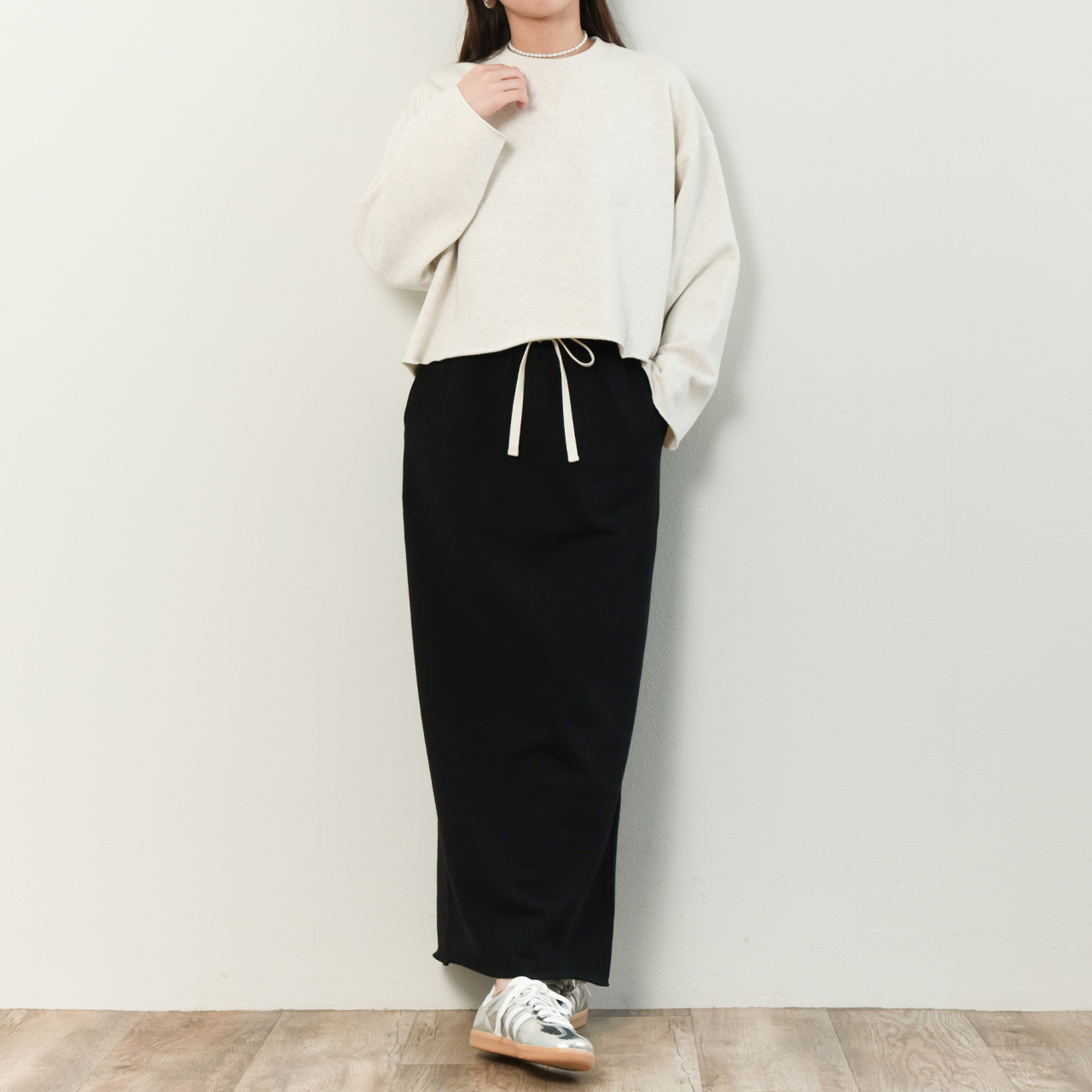 SACRA　スカート SACRA サクラ スカート スウェット レディース ロング ウエストゴム