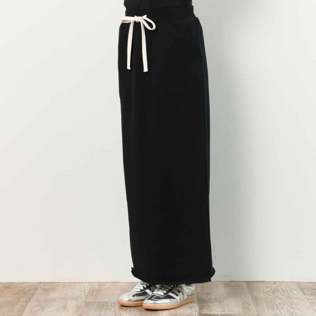 SACRA サクラ スカート スウェット レディース ロング ウエストゴム