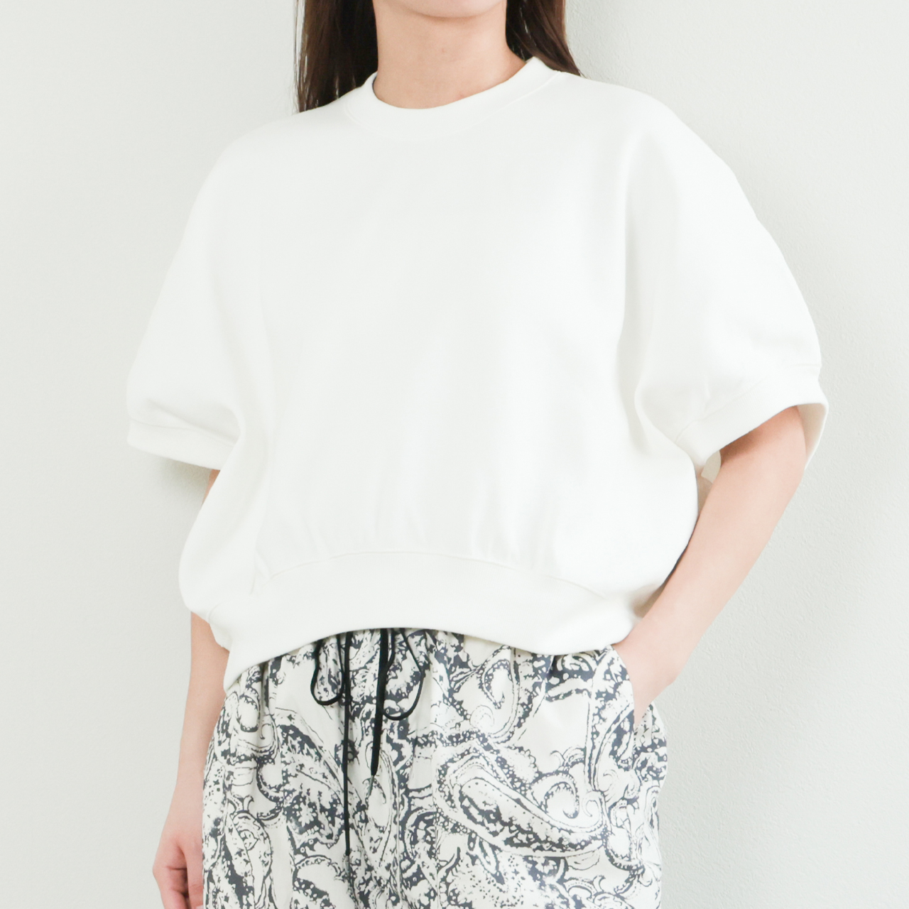 SACRA サクラ レディース カットソー プルオーバー クルーネック